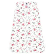 Hudson Baby Infant Girl Cotton Sleeveless Wearable Sleeping Bag, Sack, Blanket, Vintage Floral, 0-6 Months